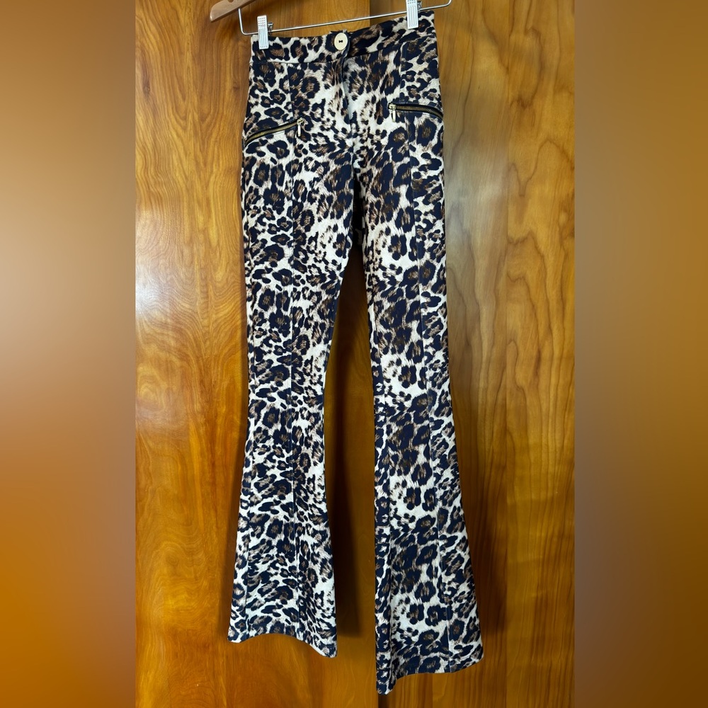 Leopard print pants
